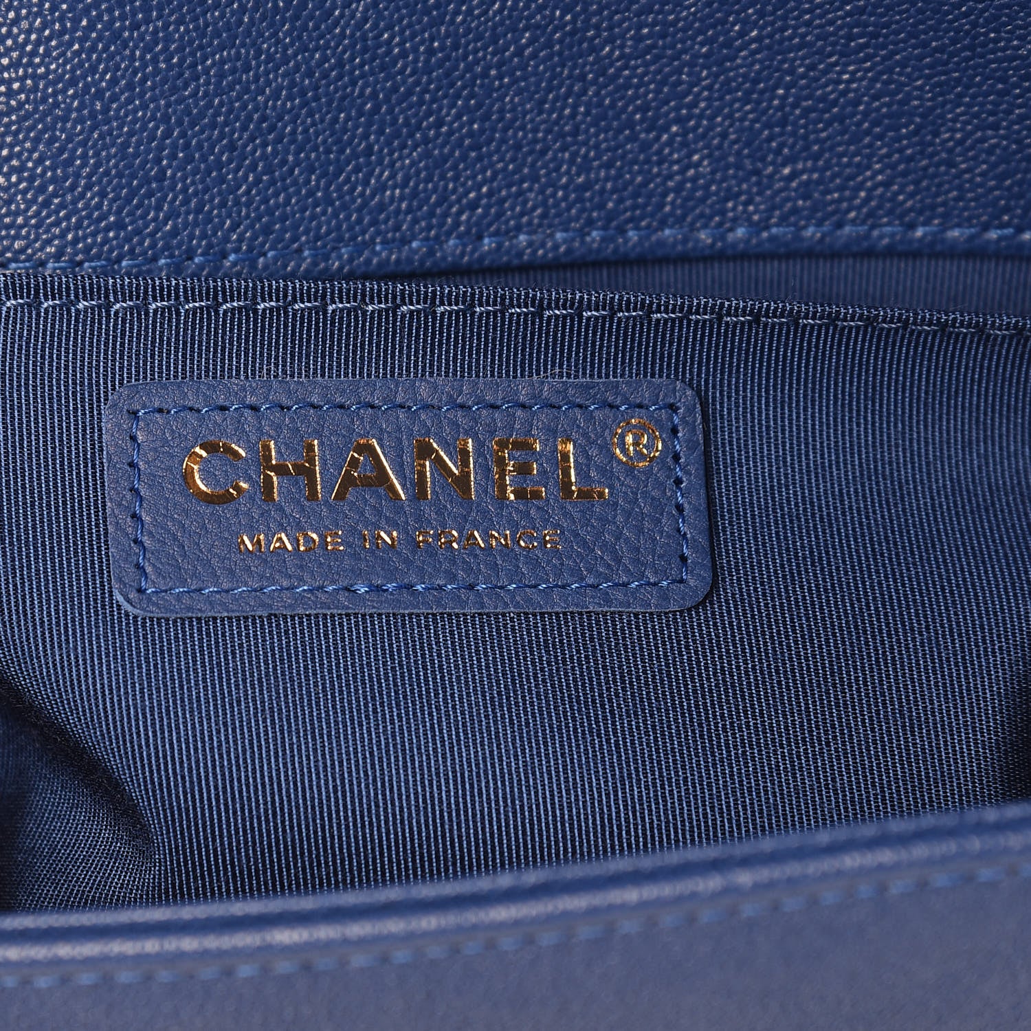 Chanel Caviar Quilted Small Boy Flap Dark Blue 6 of 9