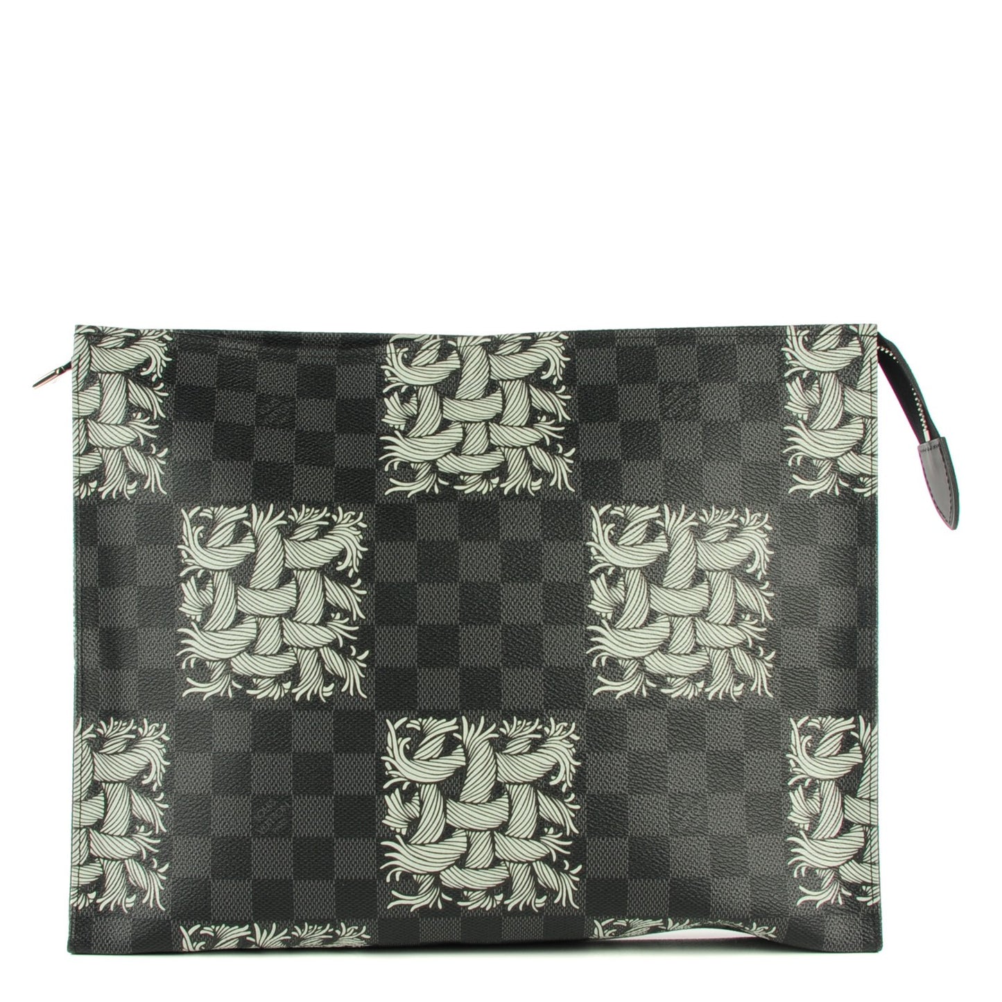 Damier Graphite Rope Pochette Voyage White