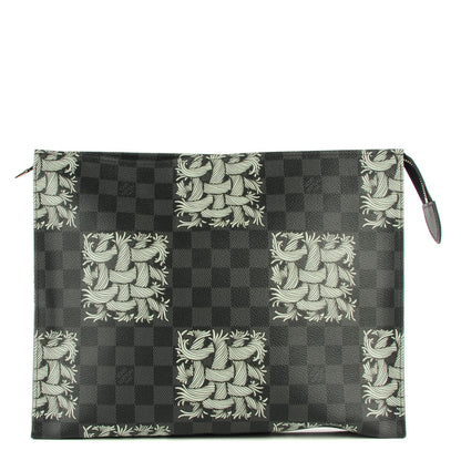 Louis Vuitton Damier Graphite Rope Pochette Voyage White 1 of 8