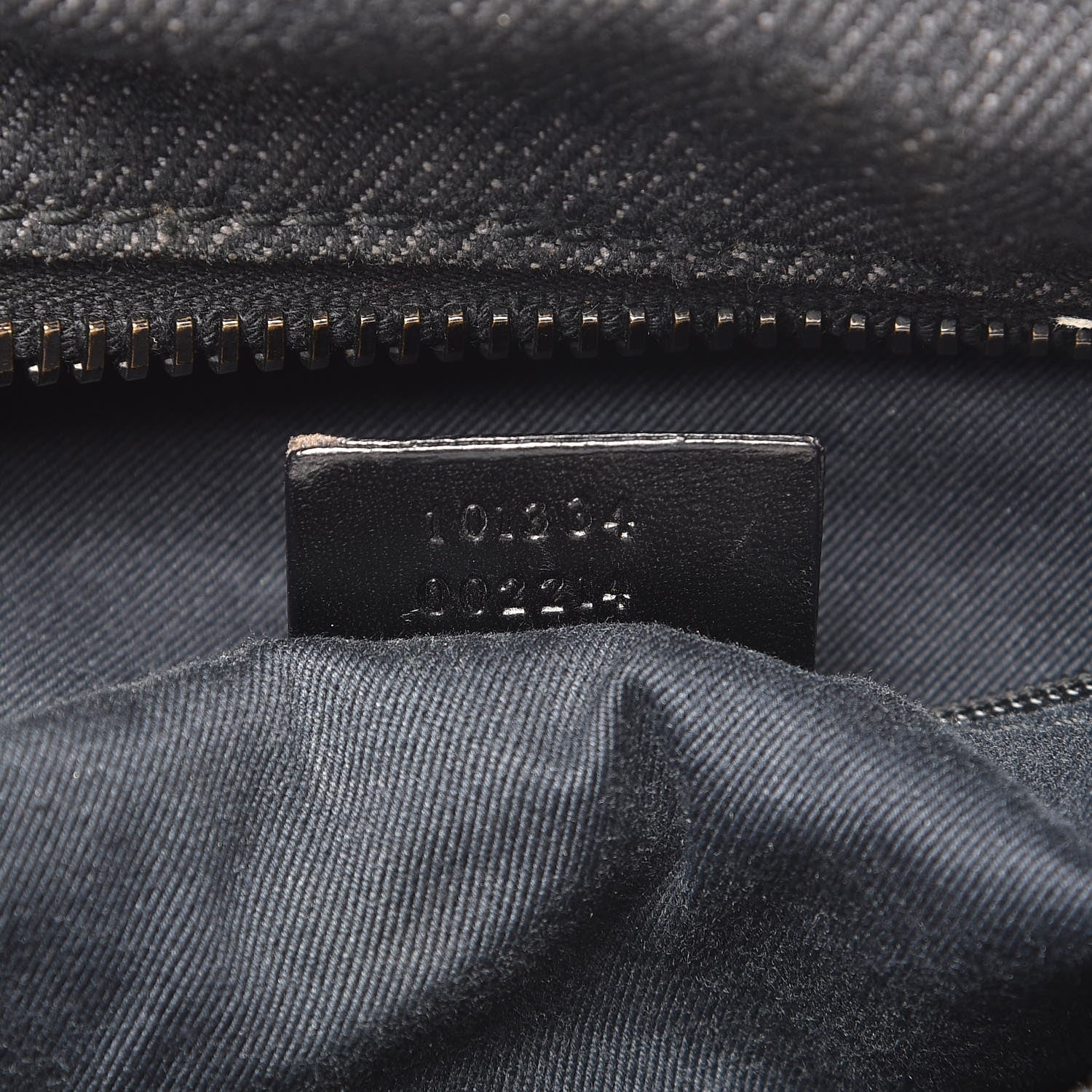 Gucci Denim Monogram Hobo Black 8 of 25