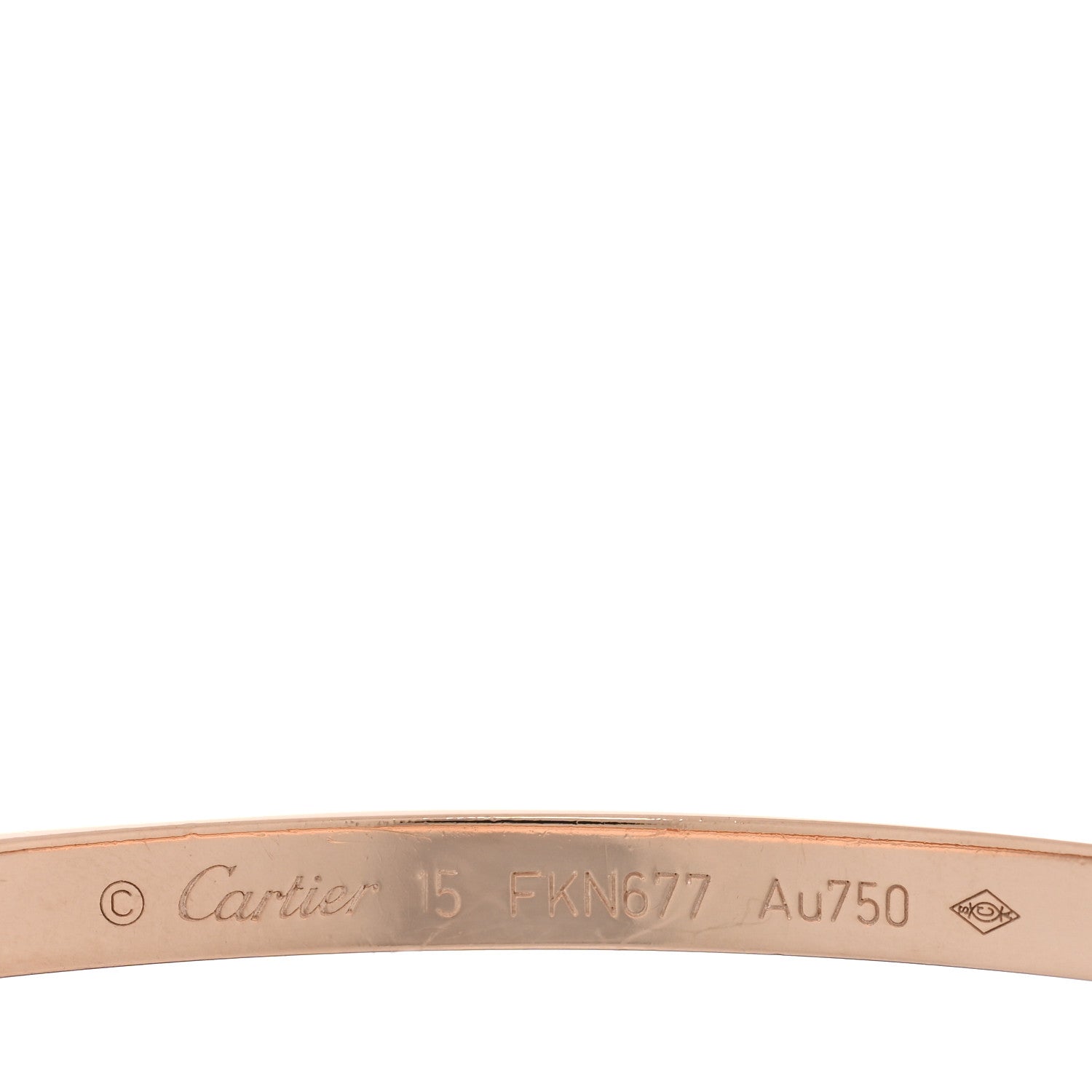 Cartier 18K Pink Gold Small LOVE Bracelet 15 3 of 5
