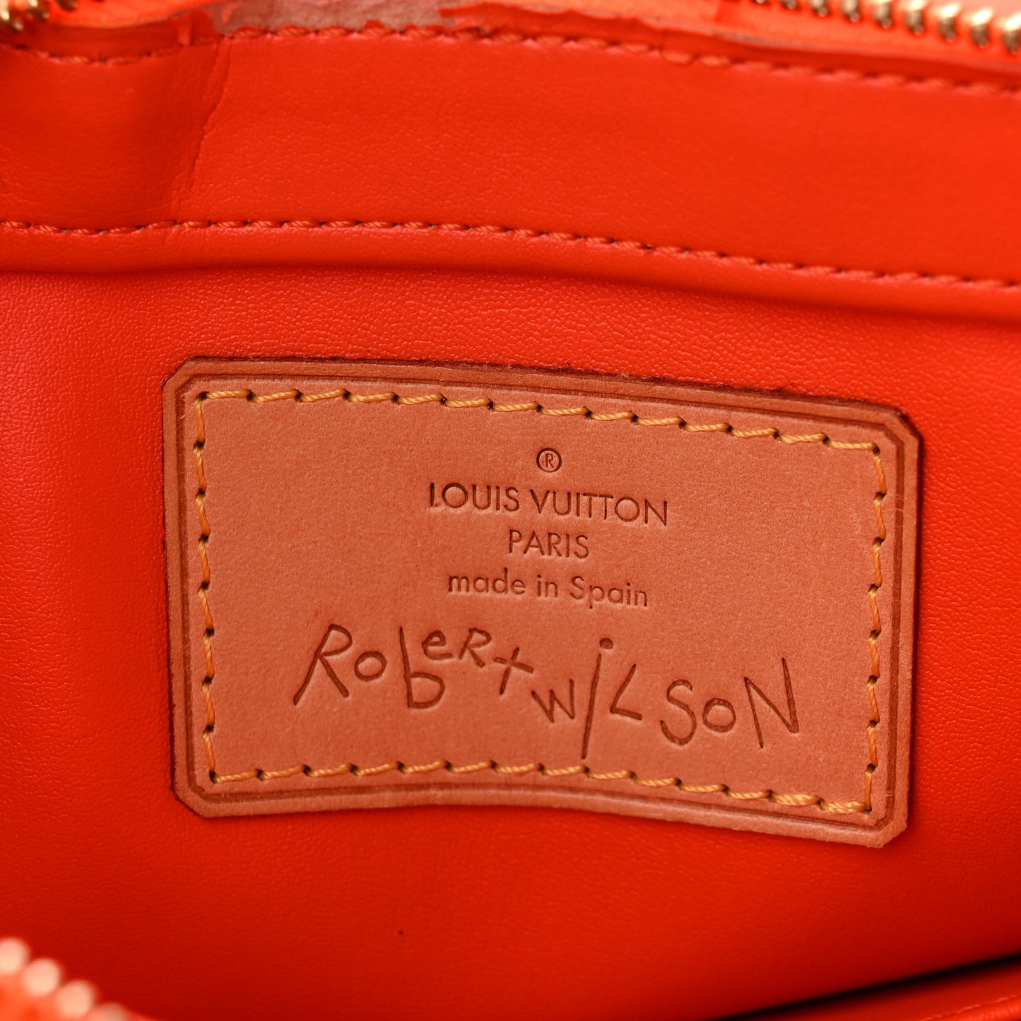 X Robert Wilson Vernis Fluo Houston  Orange