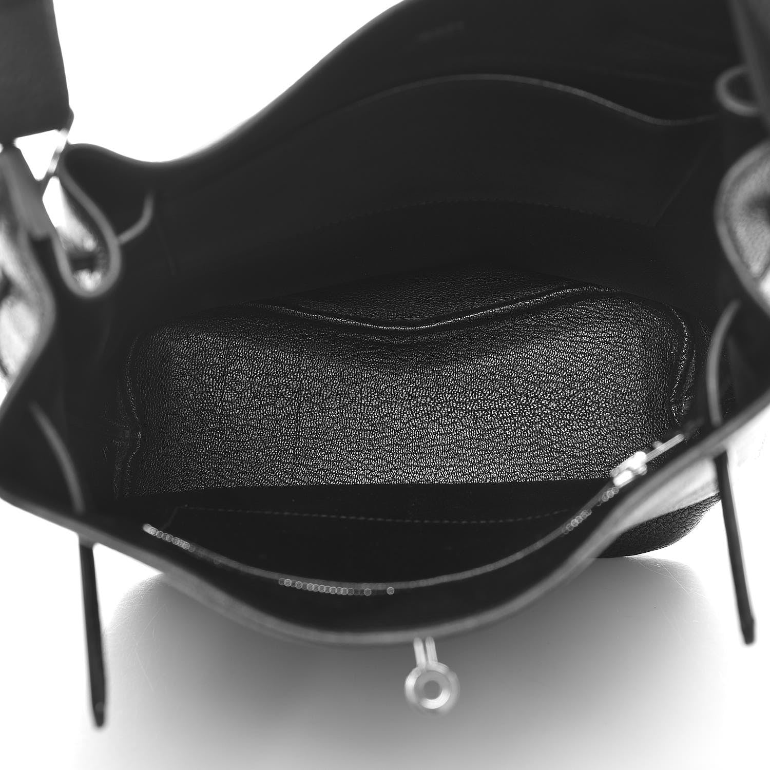 Hermes Taurillon Clemence So Kelly 22 Black 6 of 7