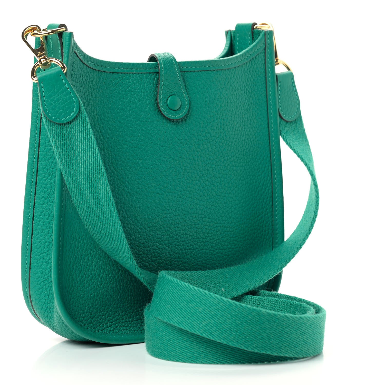 Hermes Taurillon Clemence Evelyne TPM Vert Verone 3 of 9