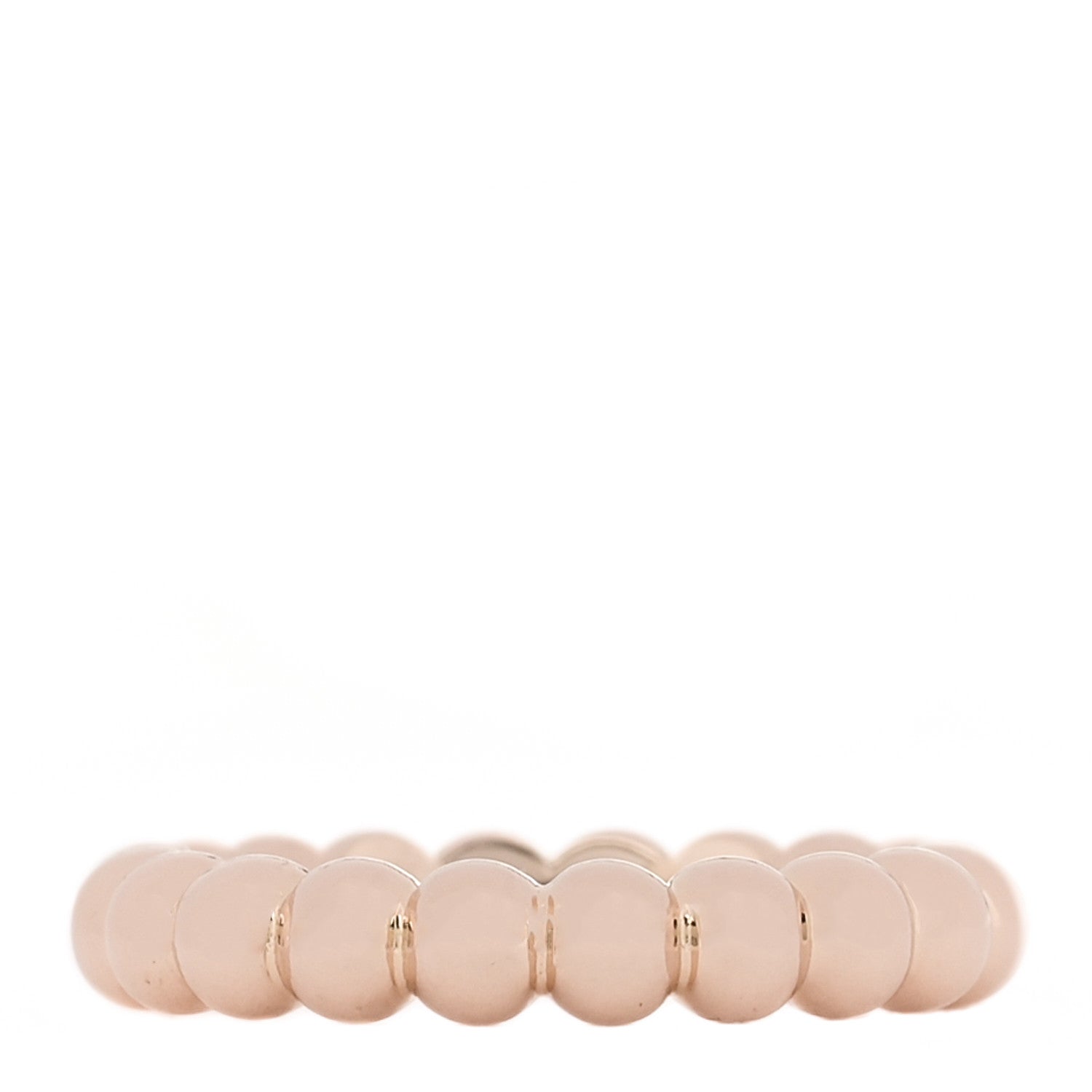 Van Cleef & Arpels 18K Rose Gold Medium Perlee Ring 50 5.25 3 of 4