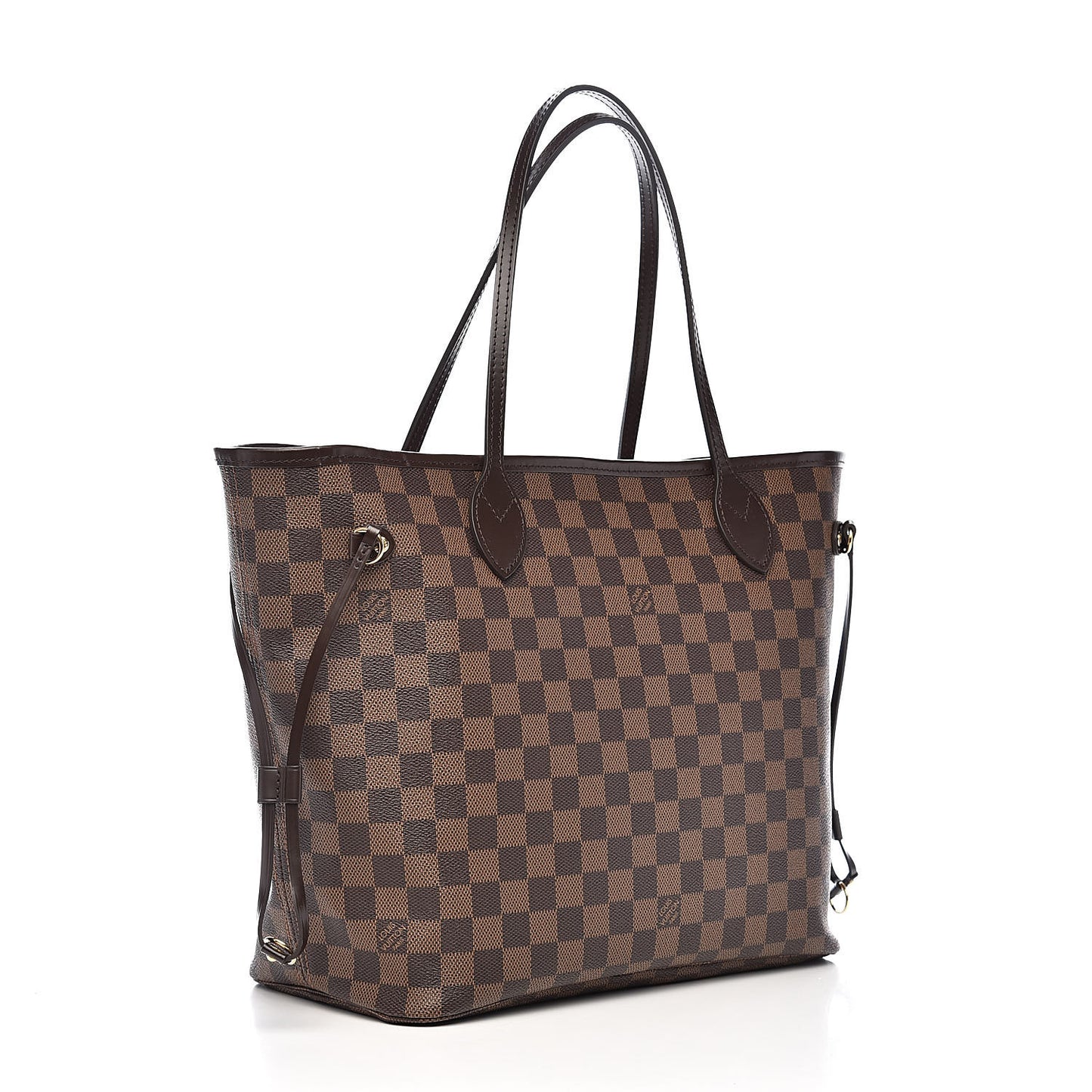 Damier Ebene Neo Neverfull MM Rose Ballerine