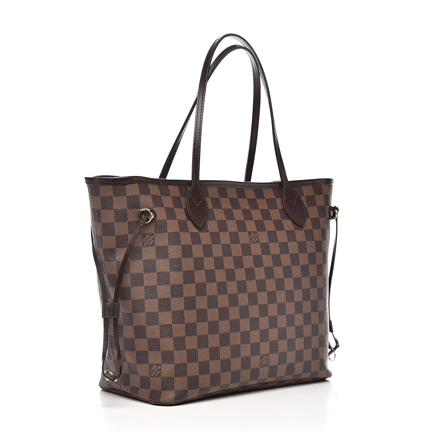 Louis Vuitton Damier Ebene Neo Neverfull MM Rose Ballerine 4 of 12