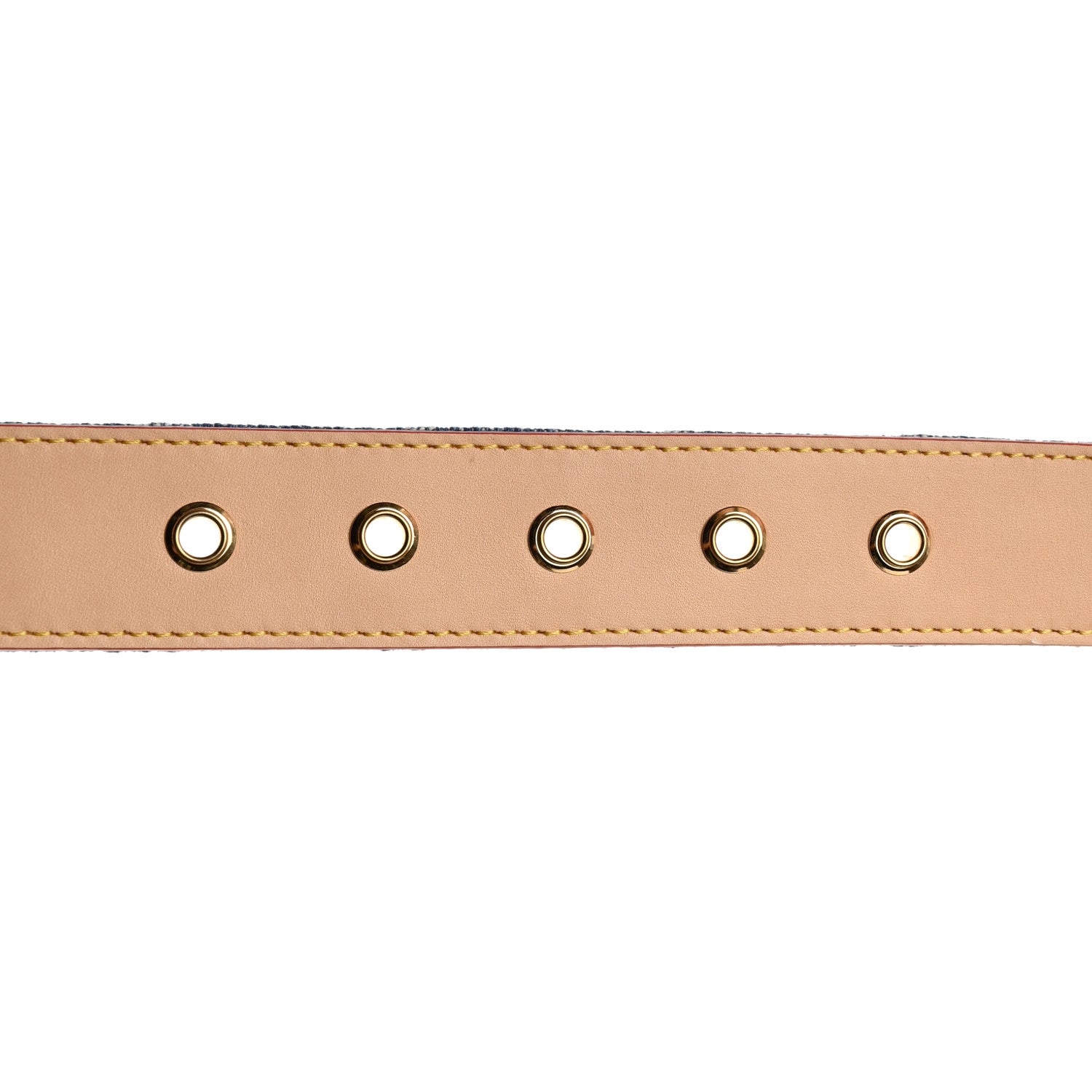 Louis Vuitton Denim Flowergram Ardillon 30mm Belt 90 36 Blue 3 of 7