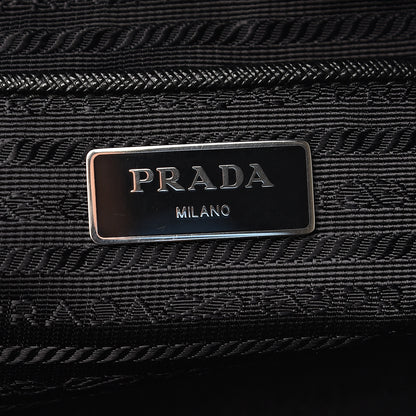 Prada Nylon Tessuto Impuntu Quilted Shoulder Bag Black 5 of 8