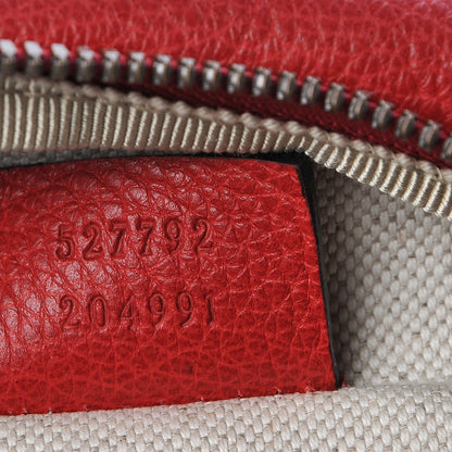 Gucci Grained Calfskin Small Logo Belt Bag Hibiscus Red 7 of 7