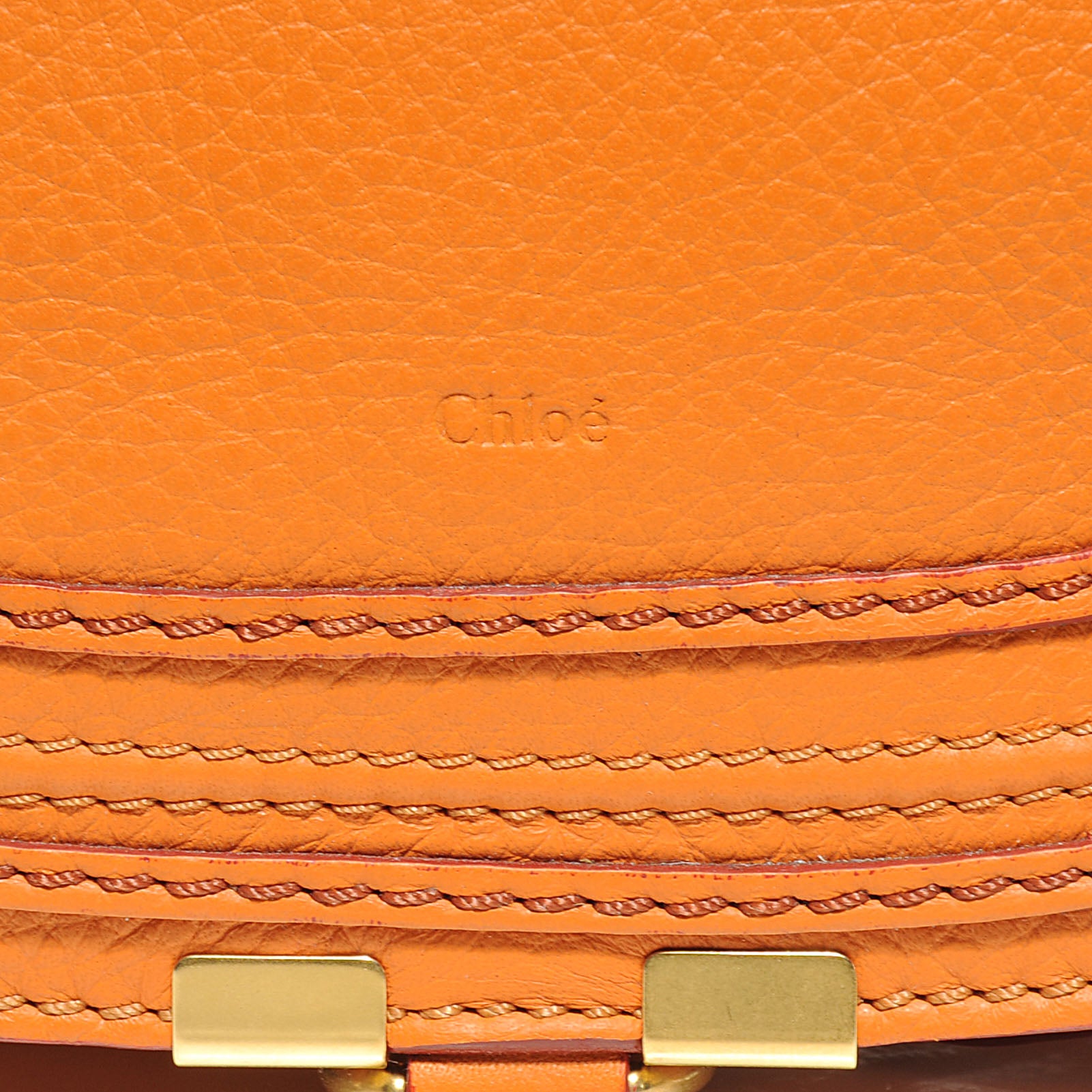 Chloe Calfskin Mini Marcie Satchel Indian Summer 7 of 11