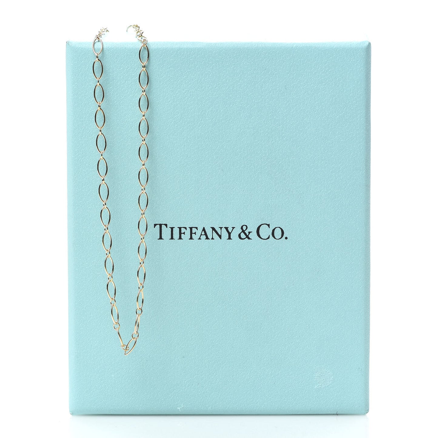 18K Rose Gold Oval Link Chain