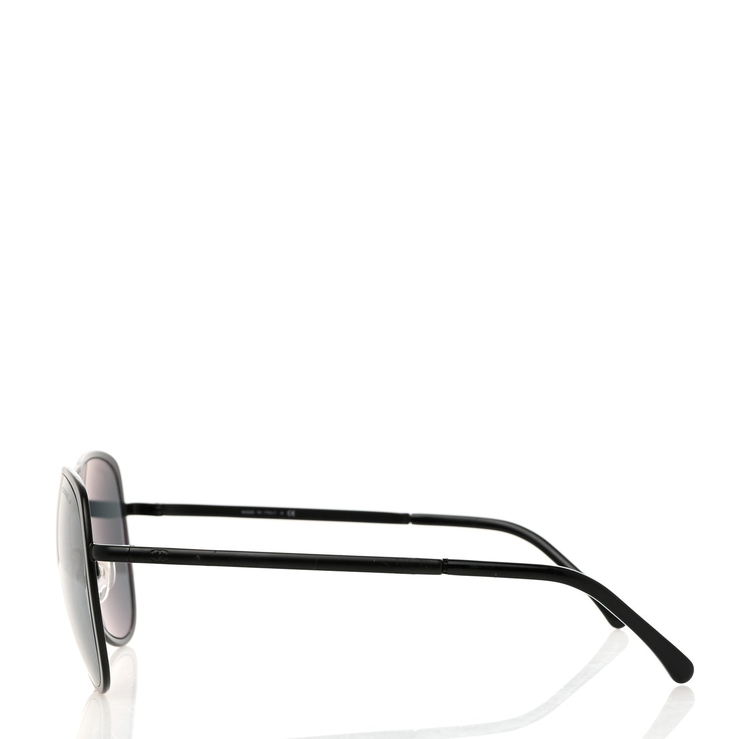 Chanel Pilot Summer Aviator Sunglasses 4223 Black 3 of 8