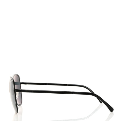 Chanel Pilot Summer Aviator Sunglasses 4223 Black 3 of 8