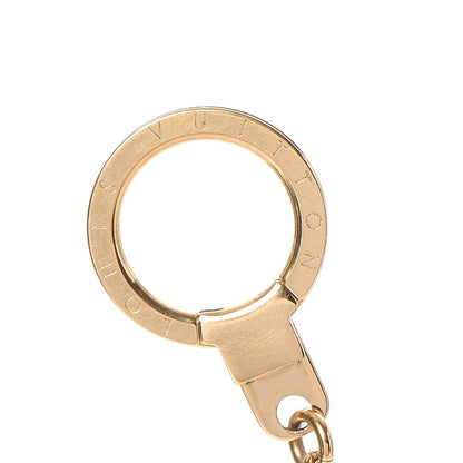 Louis Vuitton Metal Pochette Extender Key Ring Chain Gold 3 of 4