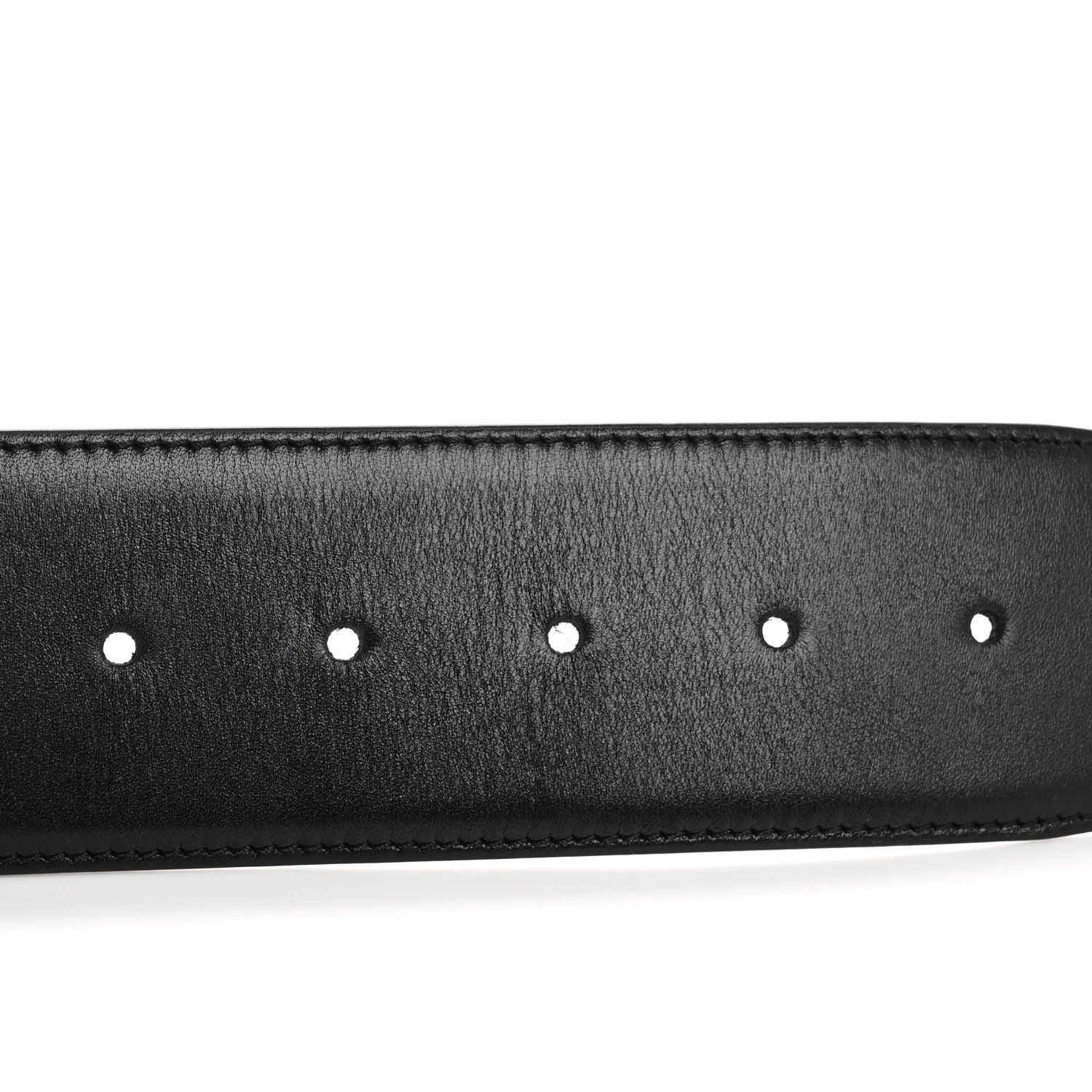 Celine Smooth Calfskin Camrat Belt 75 30 Black 5 of 7