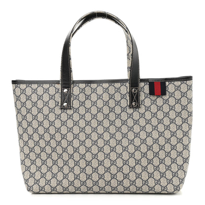 Gucci GG Plus Monogram Medium Signature Web Loop Tote Navy 1 of 10