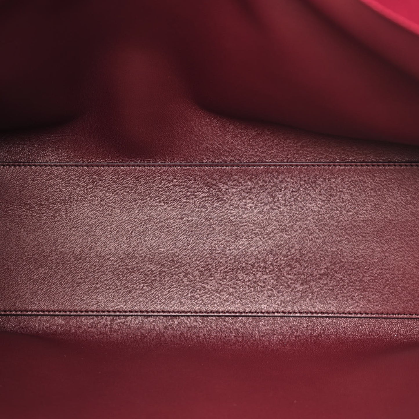 Polished Saddle Calfskin Alexia Bag Amaranto