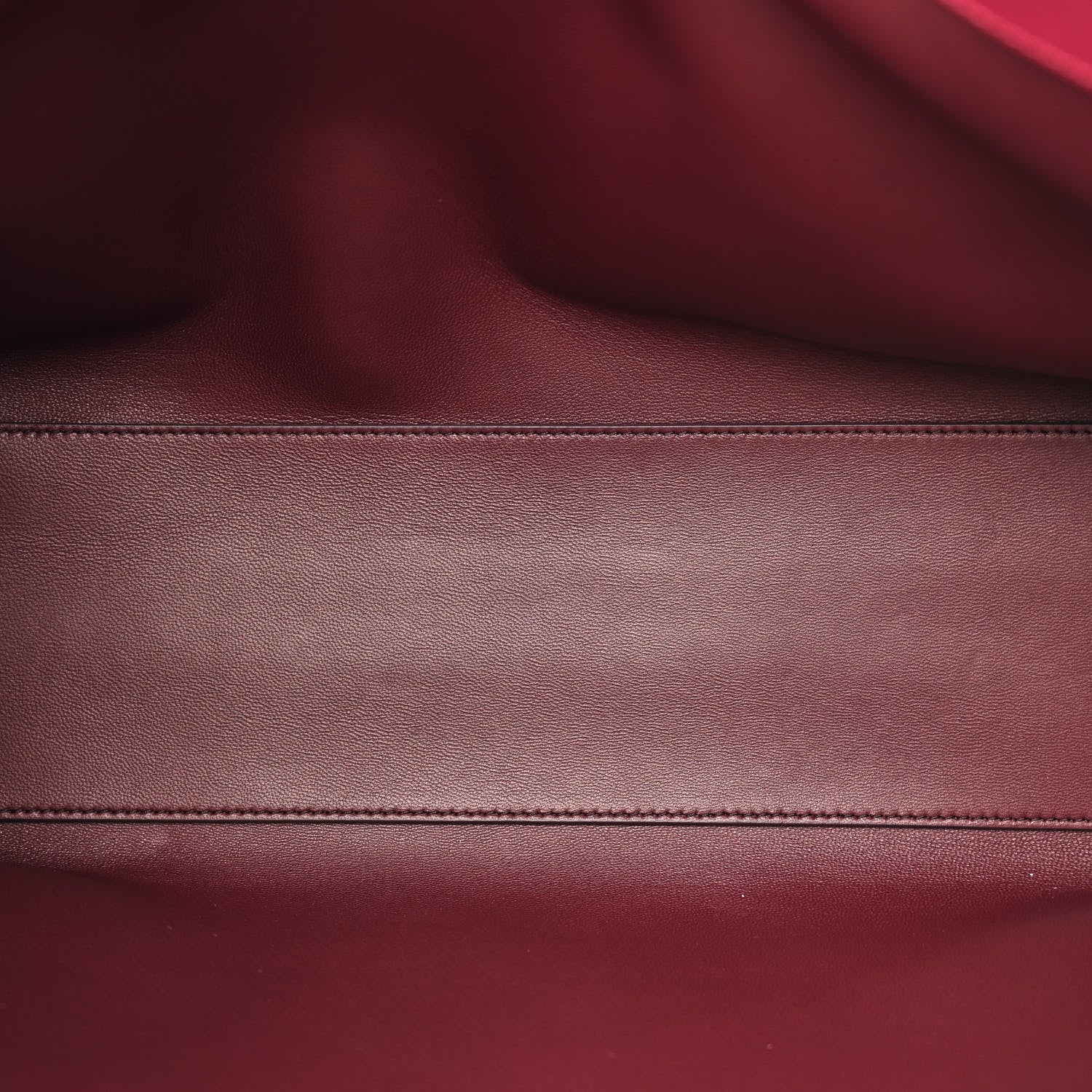 The Row Polished Saddle Calfskin Alexia Bag Amaranto 6 of 16