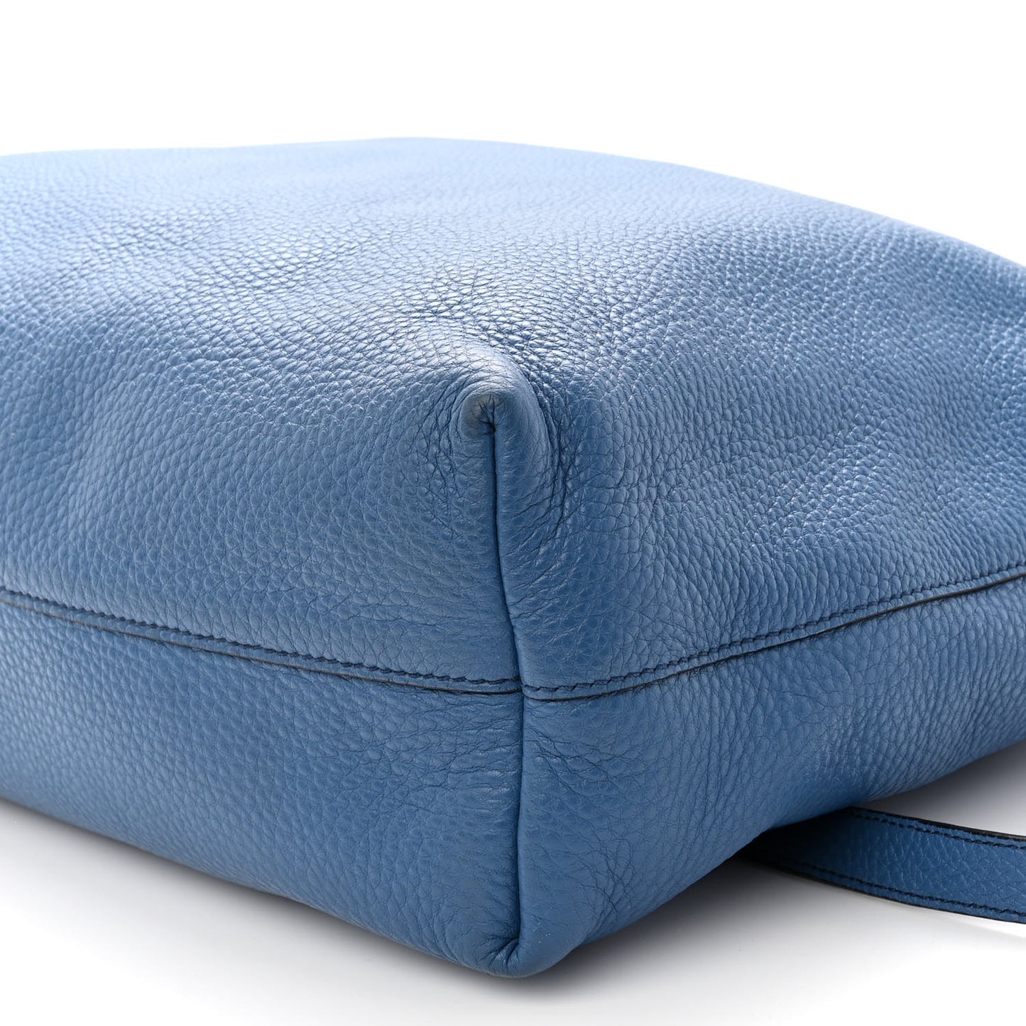 Vitello Daino Shopping Tote Cobalto
