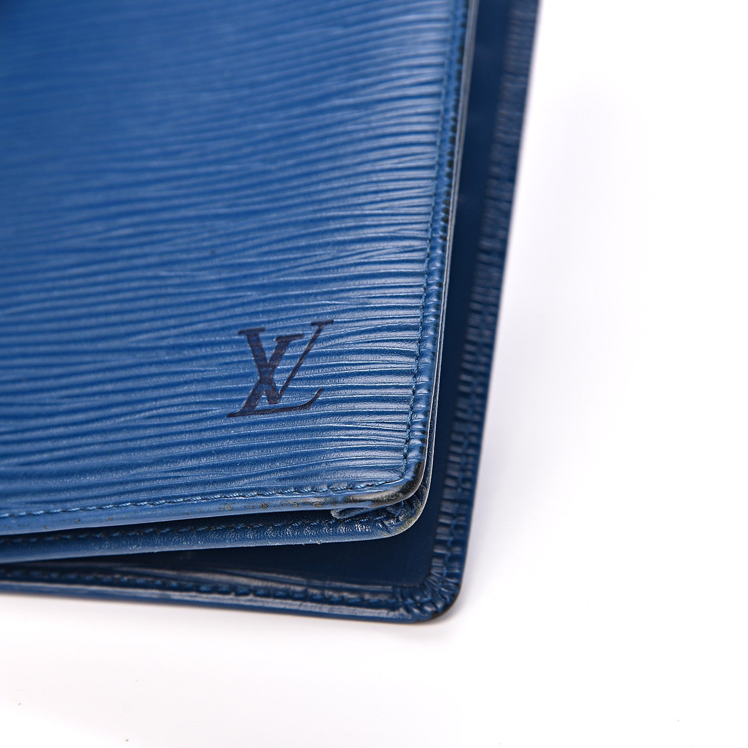 Louis Vuitton Epi Checkbook Card Holder Cyan 8 of 11