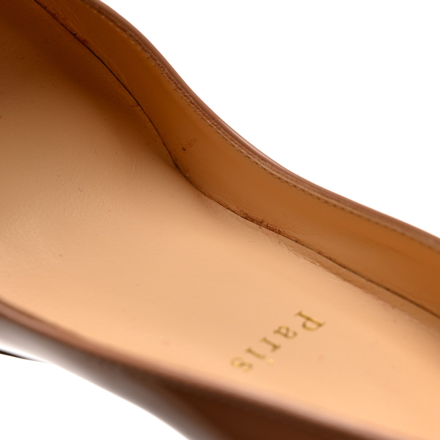 Christian Louboutin Patent Pigalle Follies 85mm Pumps 35 Nude 11 of 12