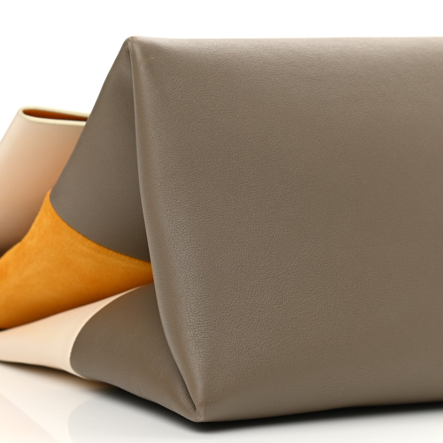 Celine Calfskin All Soft Shoulder Bag Cream 8 of 9
