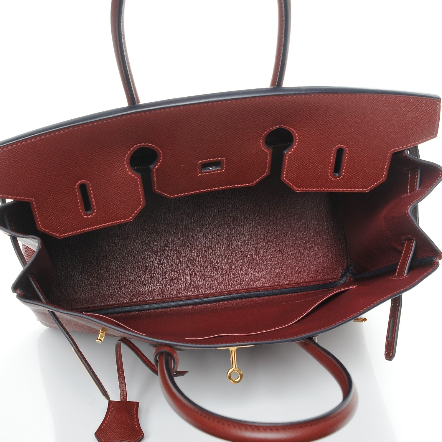 Hermes Epsom Contour Birkin 35 Rouge H 7 of 27