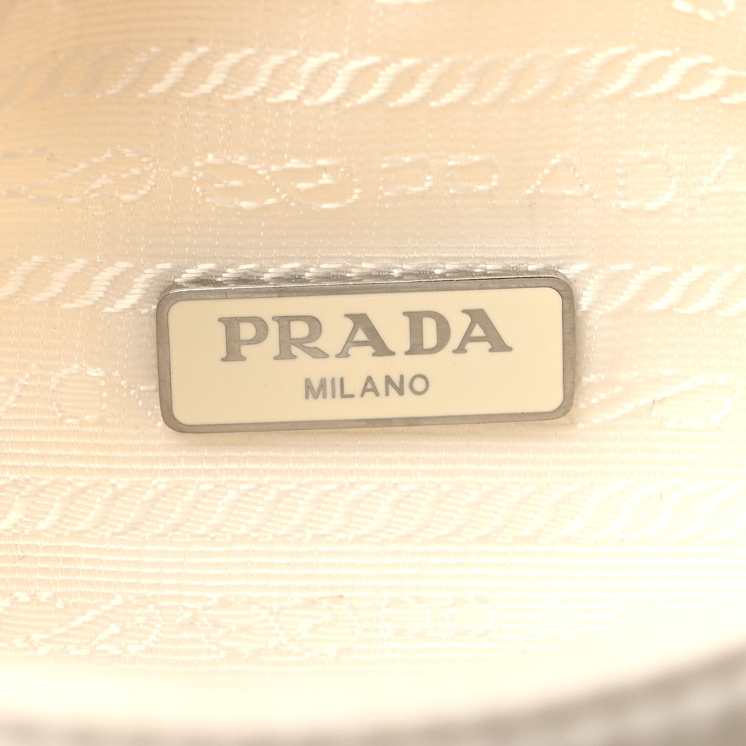 Prada Re-Nylon Saffiano Mini Re-Edition 2005 Bag White 6 of 10