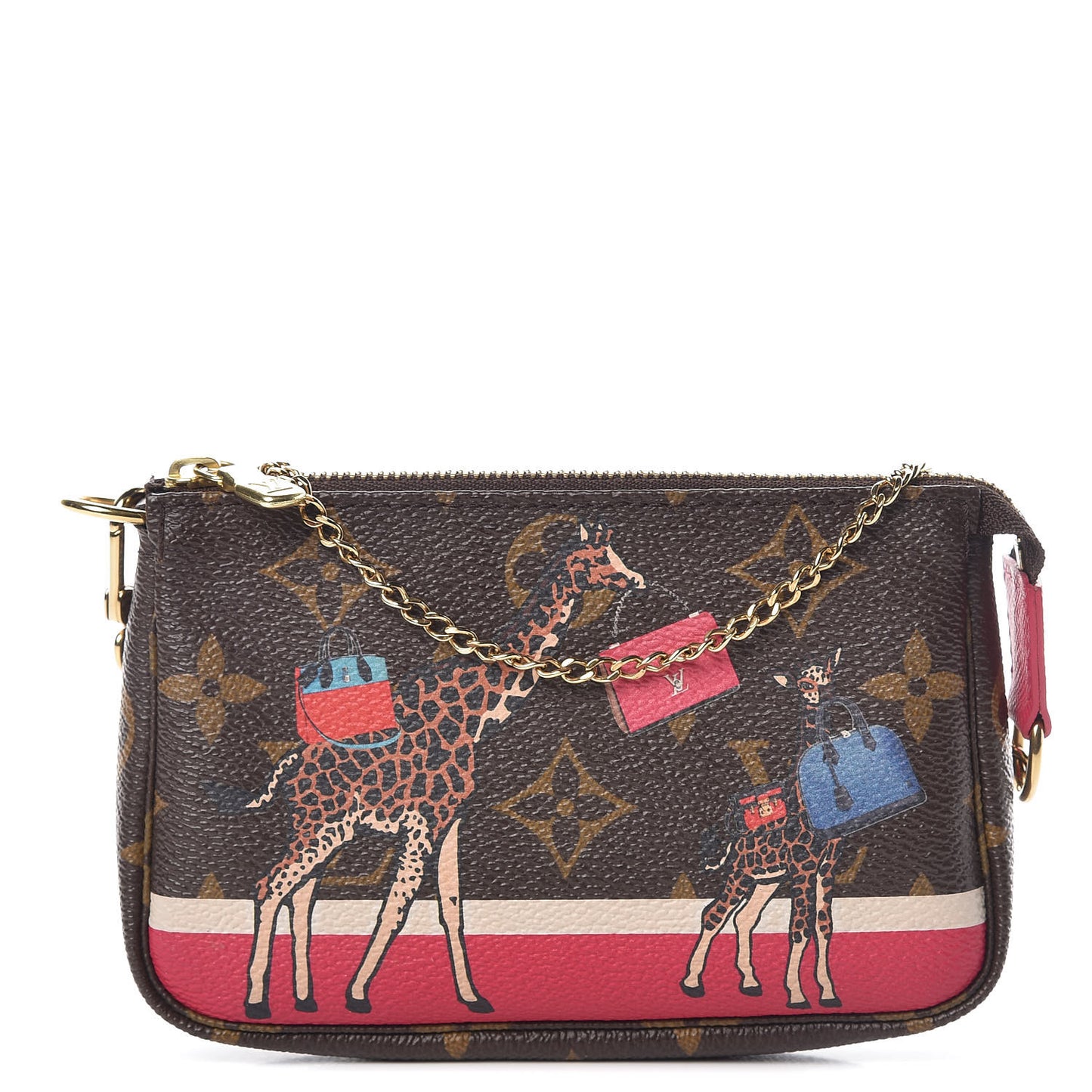 Monogram 2017 Christmas Animation Mini Pochette Accessories
