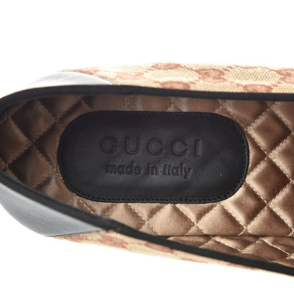 Gucci X MLB GG Monogram LA Dodgers Embroidered Mens Loafers 8 Beige Ruggine Black 9 of 10