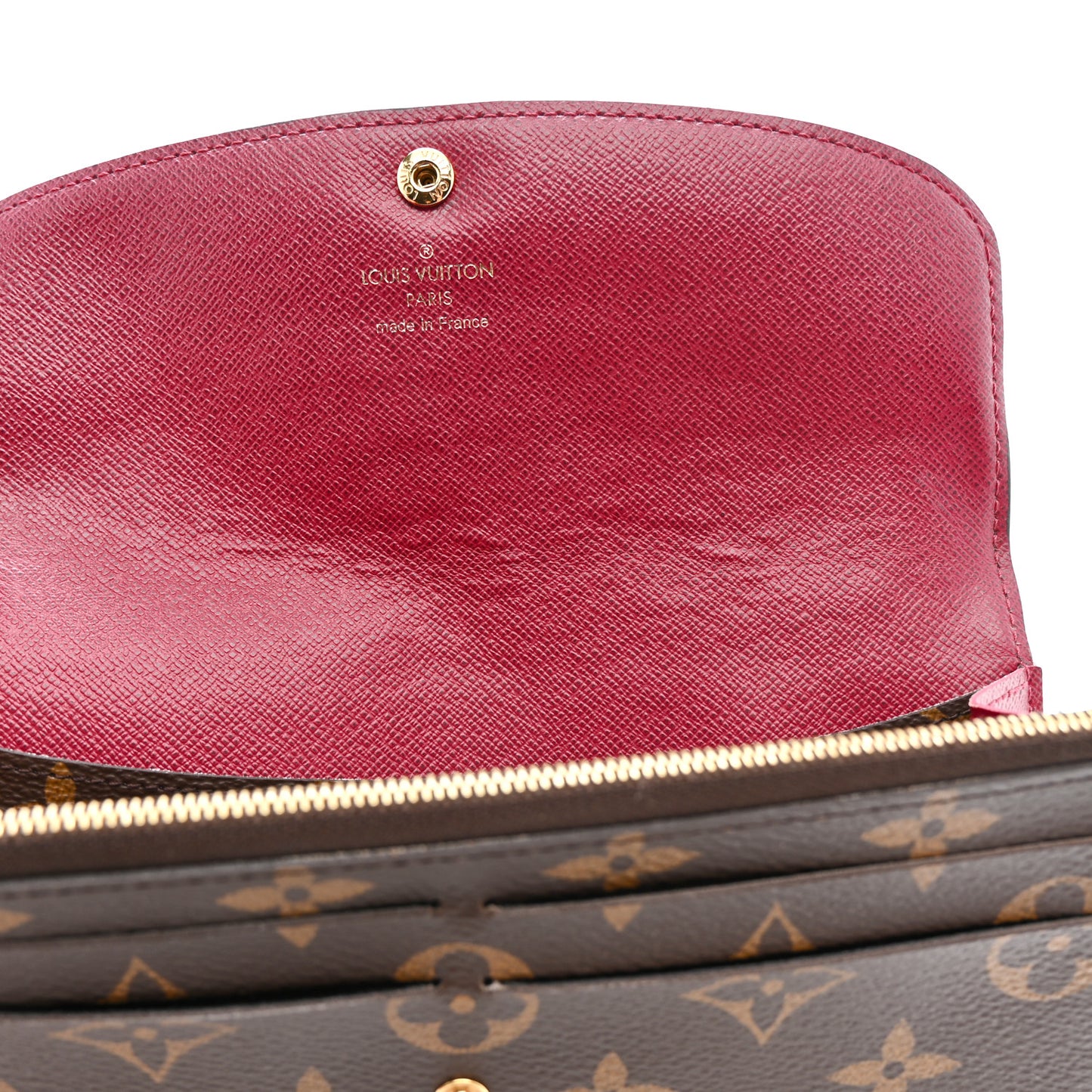 Monogram Emilie Wallet Fuchsia