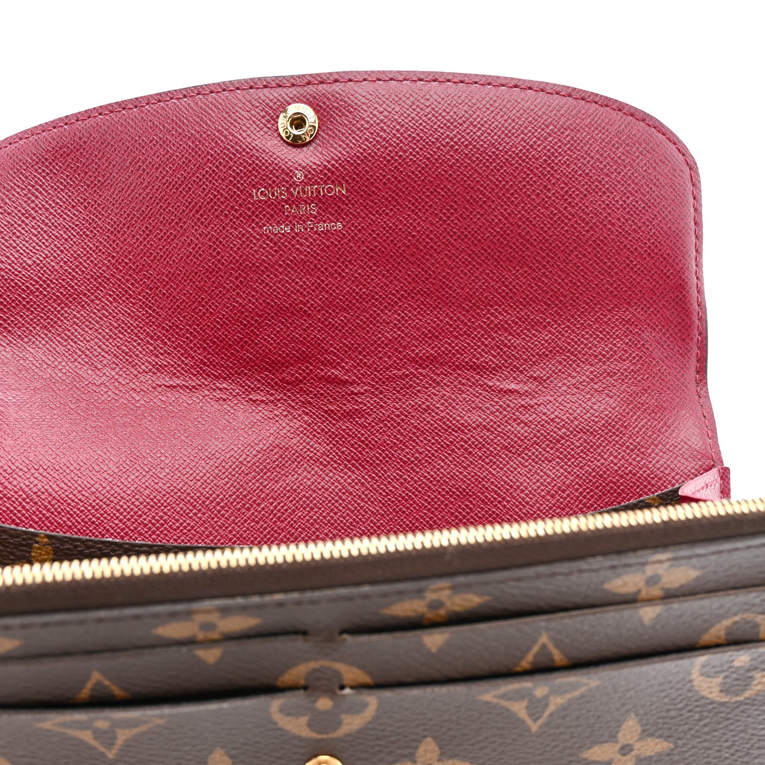Louis Vuitton Monogram Emilie Wallet Fuchsia 10 of 14