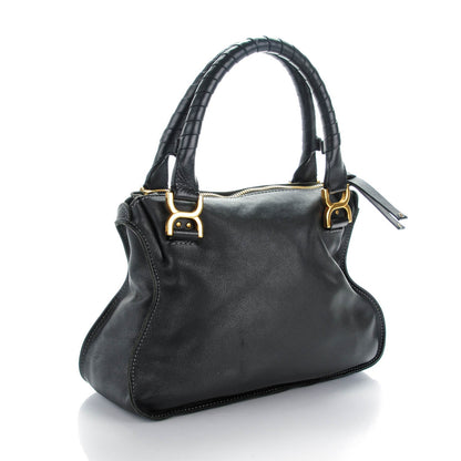 Chloe Calfskin Medium Marcie Satchel Black 5 of 11