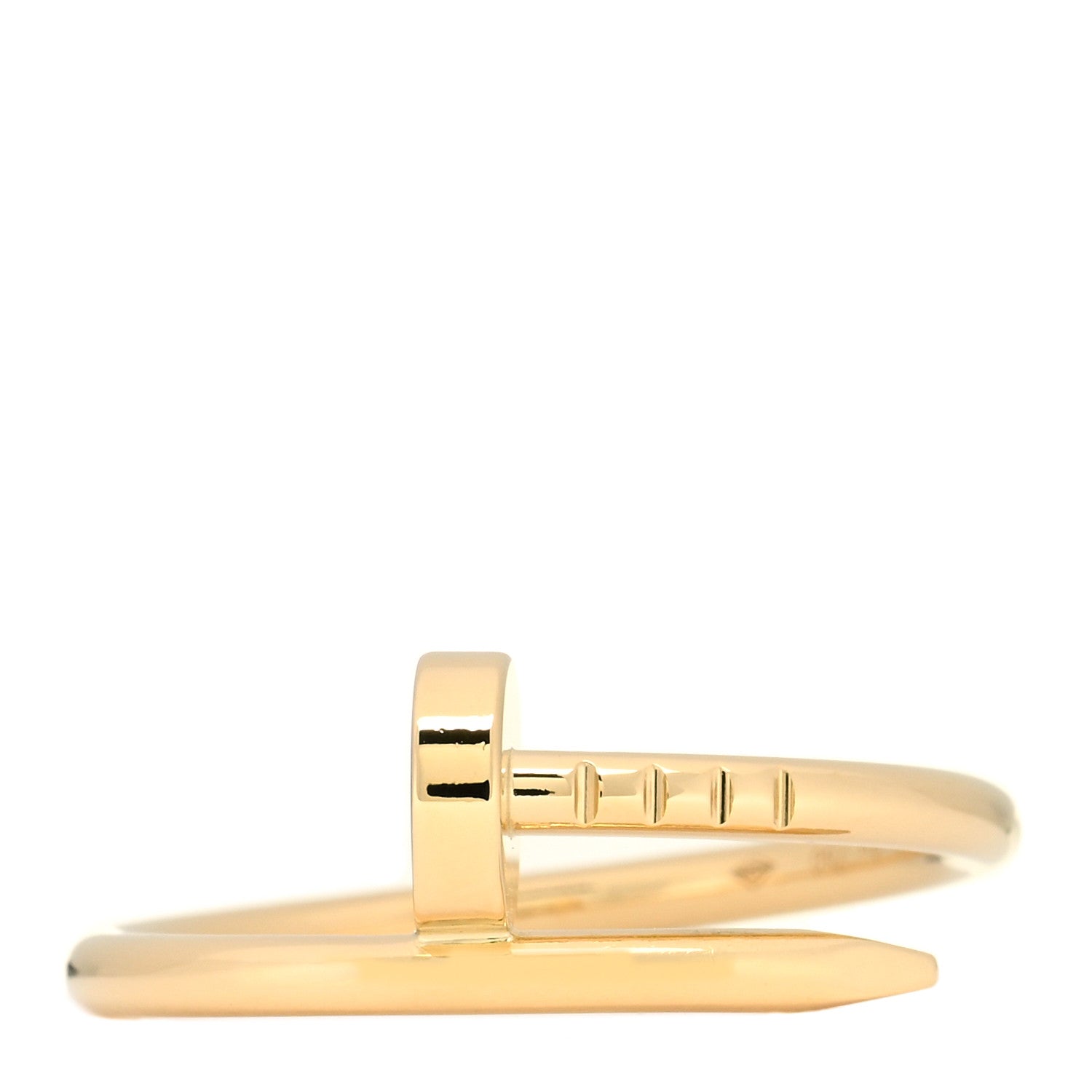 Cartier 18K Yellow Gold Small Juste Un Clou Ring 52 6 1 of 5