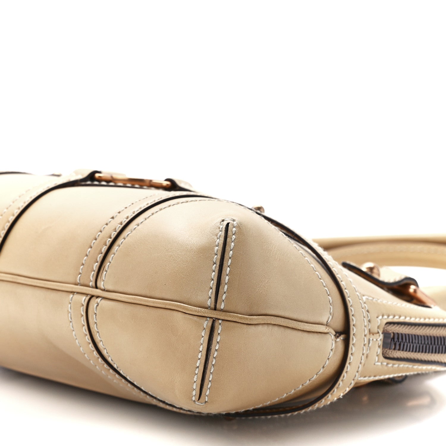 Gucci Calfskin GG Reins Tote Beige 11 of 11
