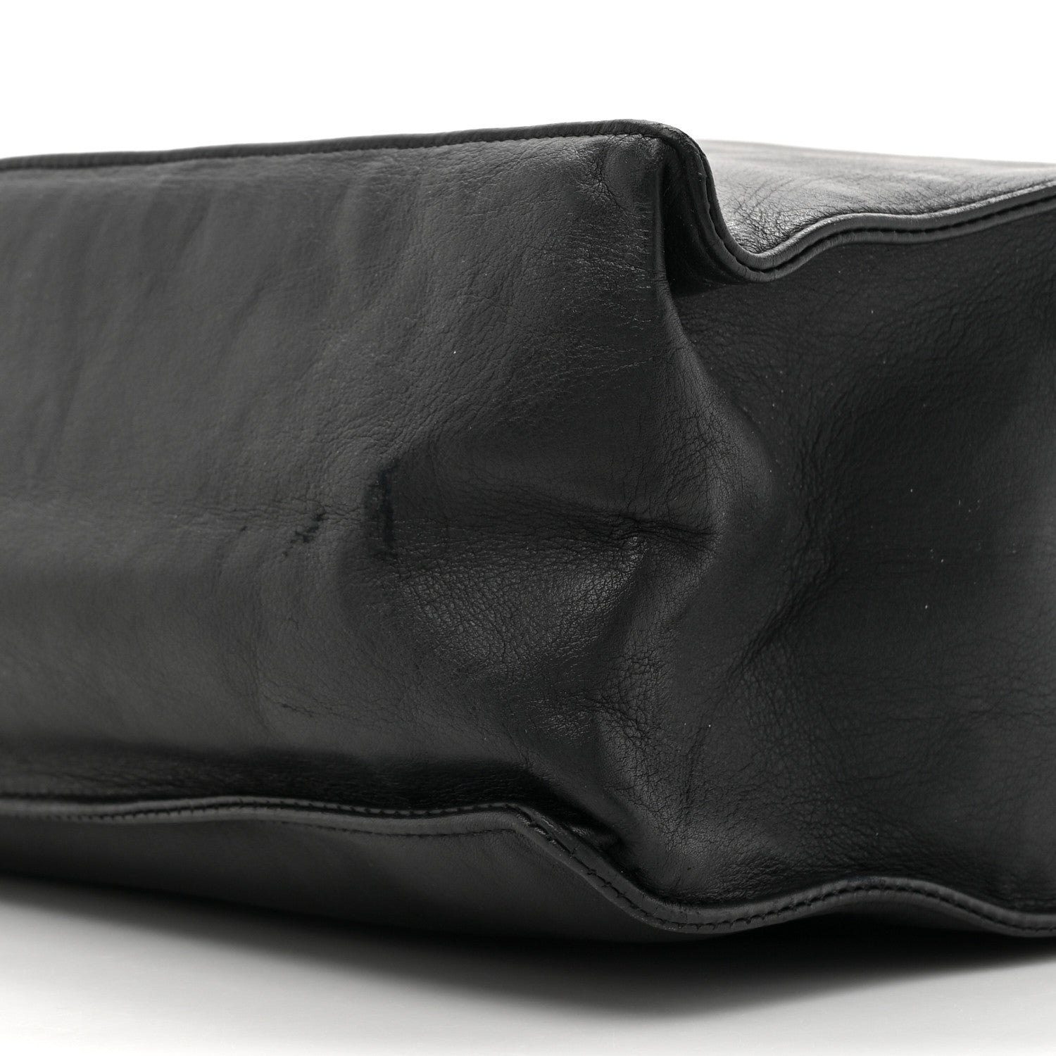 Chanel Lambskin CC Tote Black 9 of 16