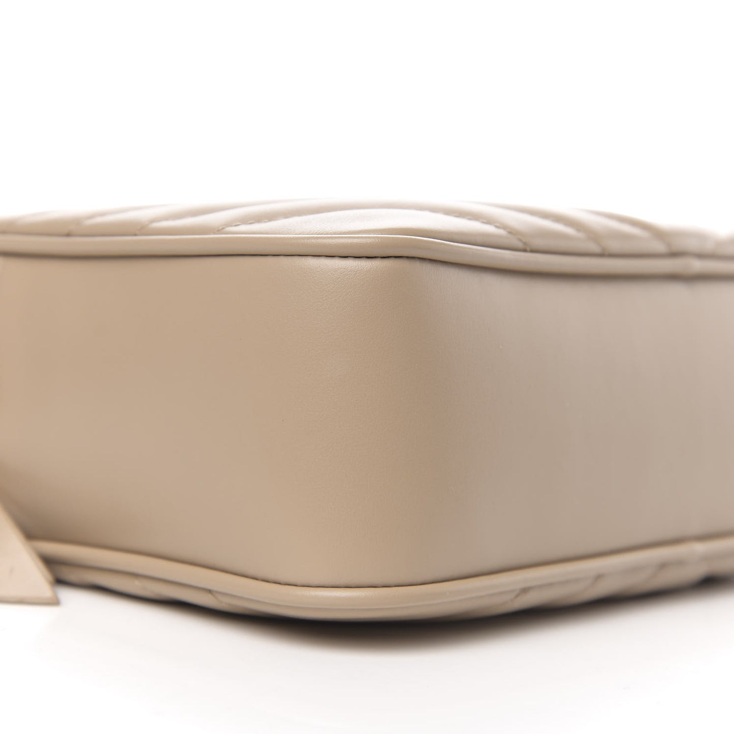 Calfskin Matelasse Monogram Lou Camera Bag Dark Latte