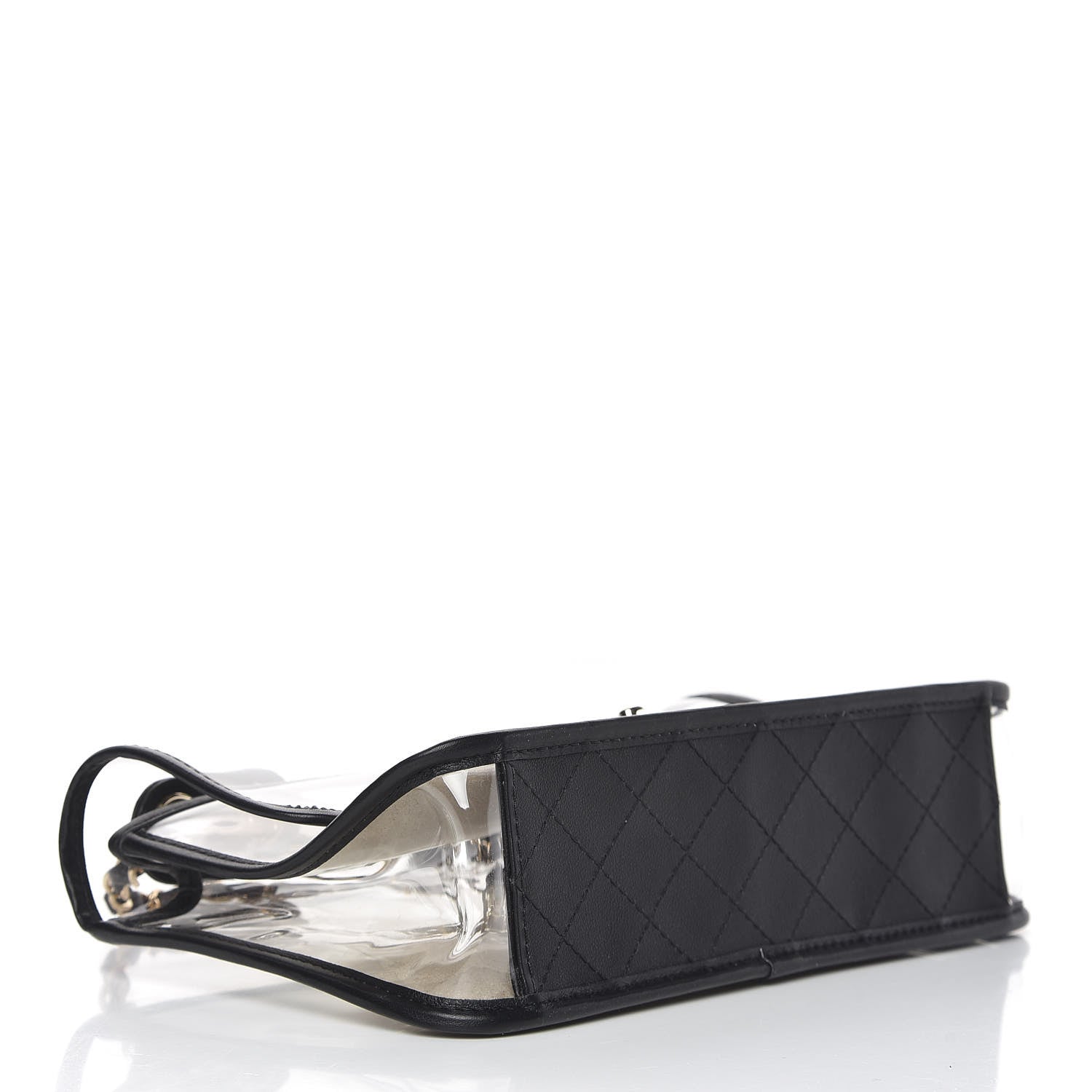 Chanel Lambskin PVC Medium Coco Sand Flap Black 4 of 10