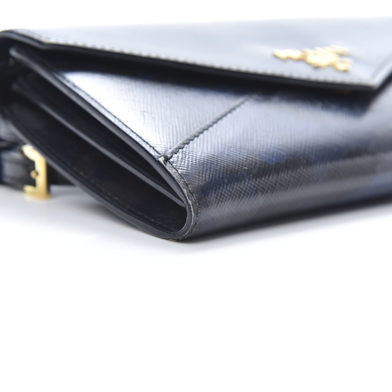 Prada Saffiano Camouflage Print Envelope Crossbody Wallet Baltico 9 of 13