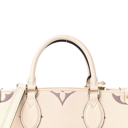 Louis Vuitton Empreinte Monogram Giant Onthego PM Creme Bois De Rose 10 of 10