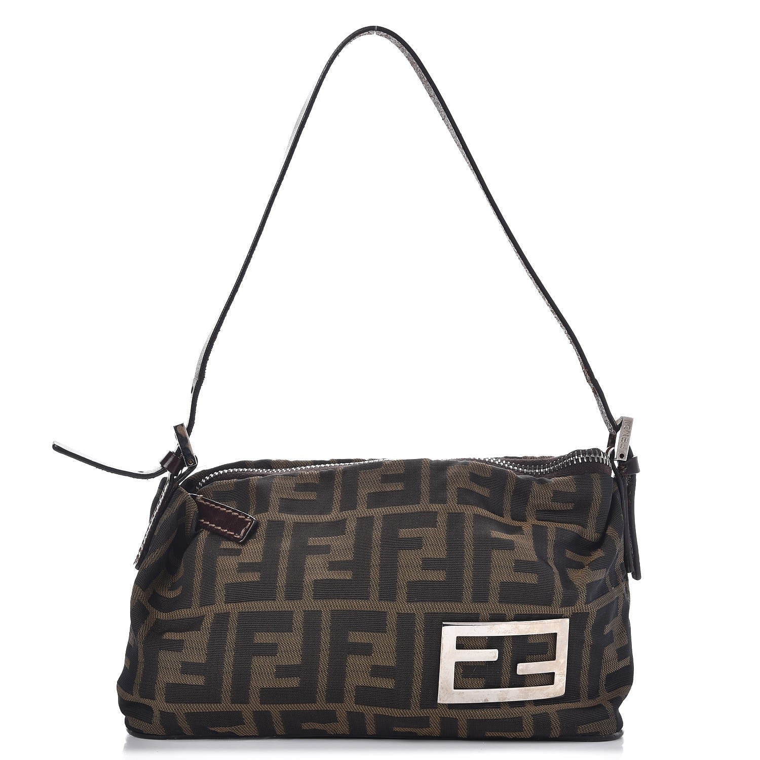 Fendi Zucca Shoulder Bag Tobacco 1 of 12