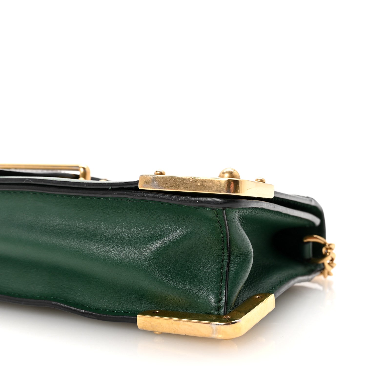 Prada City Calfskin Cahier Clutch With Chain Biliardo Black 9 of 9