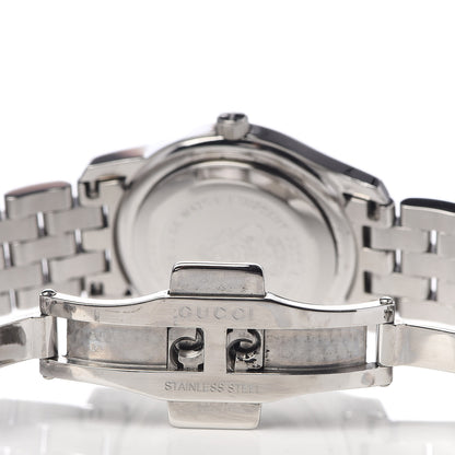 Gucci Stainless Steel Diamond Mother of Pearl 27mm 5500L Quartz Watch 6 of 7
