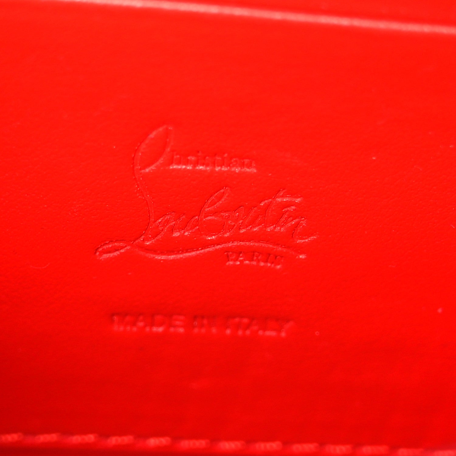 Christian Louboutin Jurassic Calfskin Embossed Loubi54 Crossbody Clutch Black 6 of 10