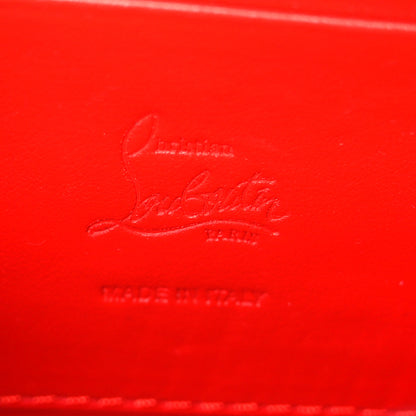 Christian Louboutin Jurassic Calfskin Embossed Loubi54 Crossbody Clutch Black 6 of 10
