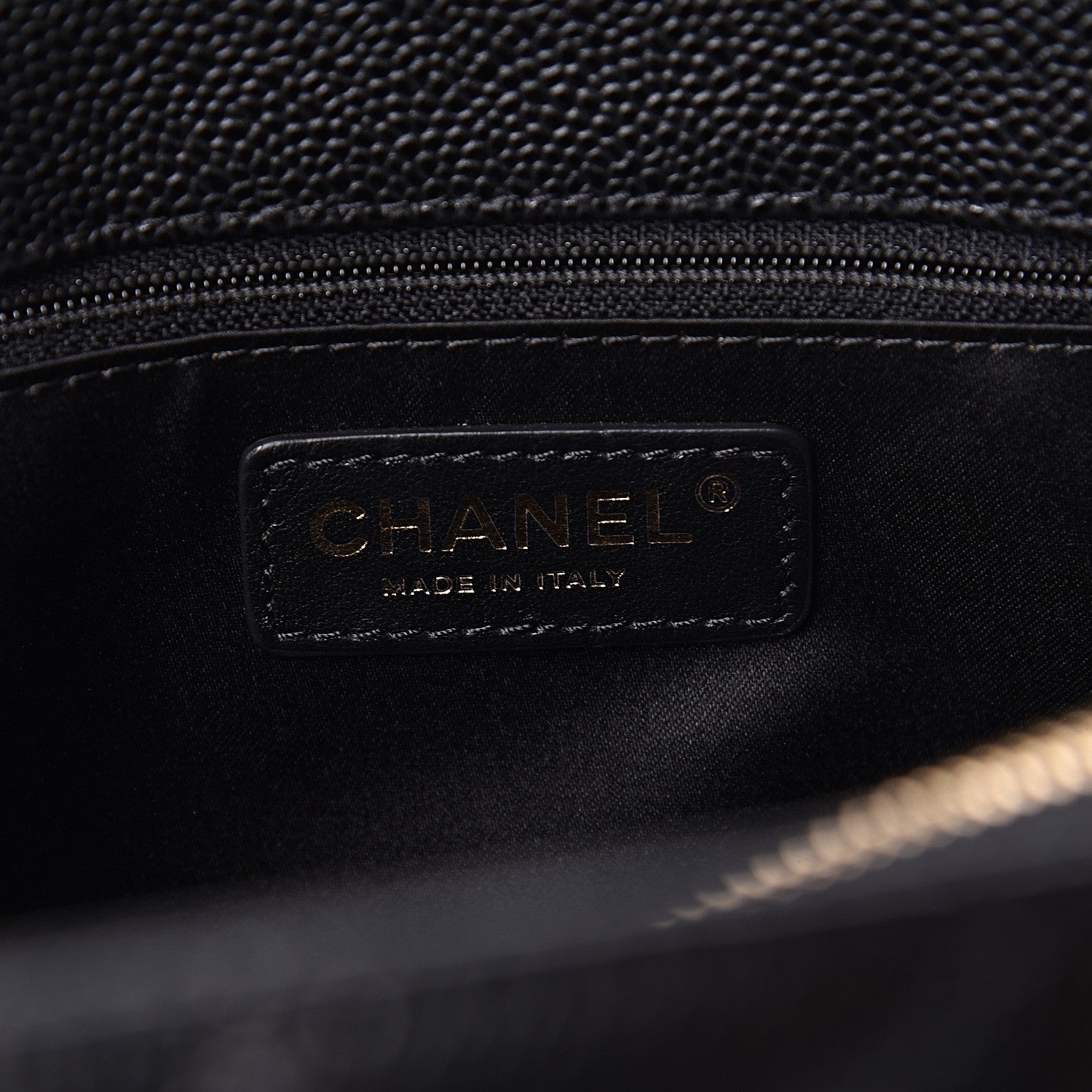 Chanel Caviar Quilted Grand Shopping Tote GST Black 6 of 11
