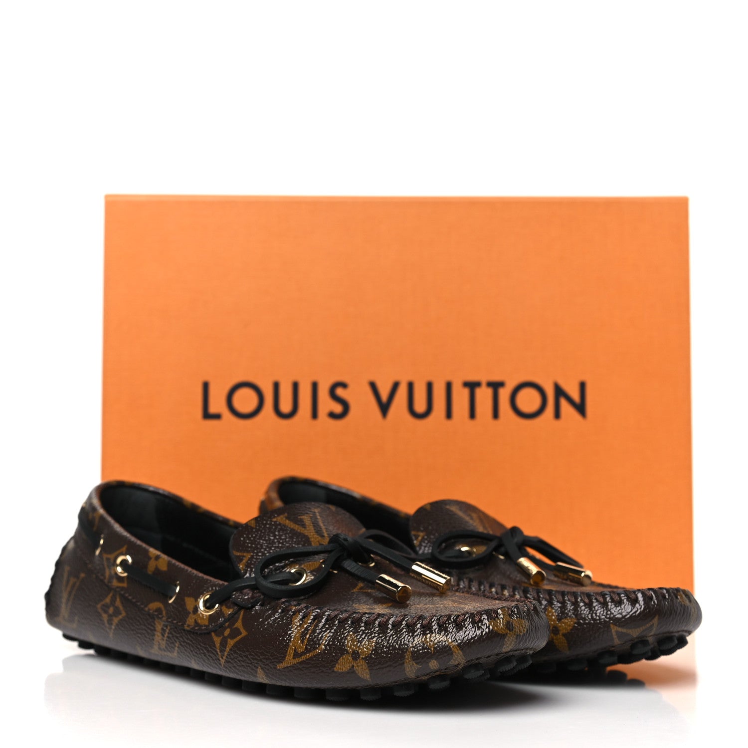 Louis Vuitton Patent Monogram Gloria Loafers 37 8 of 8