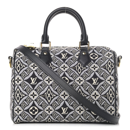 Louis Vuitton Jacquard Since 1854 Speedy Bandouliere 25 Grey 1 of 4