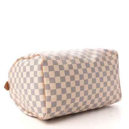 Louis Vuitton Damier Azur Speedy 30 4 of 9